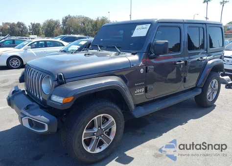 2022 Jeep Wrangler Unlimited Sahara 4X4 from USA, damaged, VIN 1C4HJXEM9NW243895